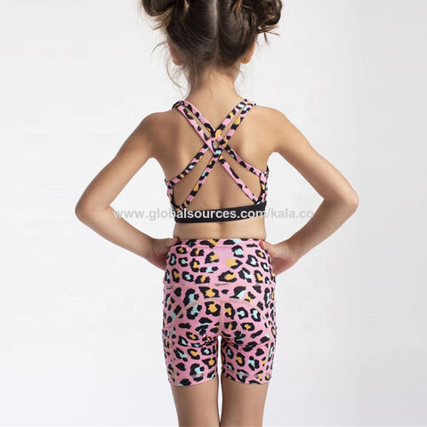 Gym Shorts Little Girls Workout Clothes Aikuco Packs Girls