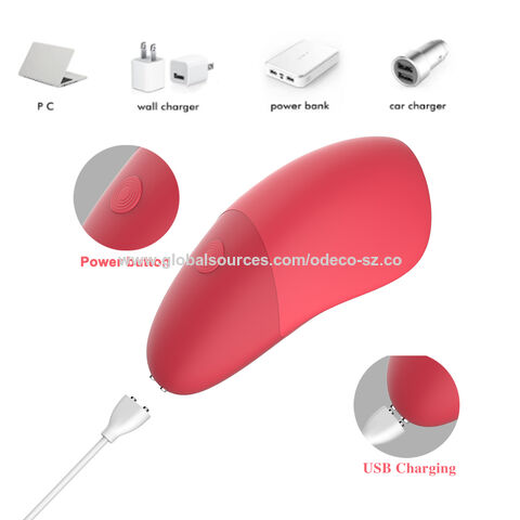 Sextoy,vibrateur de langue avec chargeur USB pour adulte,double oeuf,jouet  sexuel pour femme,stimulation du Clitoris - Type Black
