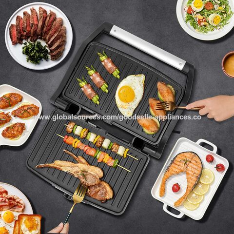Sandwich Maker Panini Grill Press Hot Pan Double Sided Non Stick Bread- Toaster`
