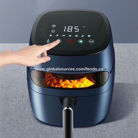 220V Multifunction Air Fryer Household Touch Screen 5L Electric Oil-Free  Fryer