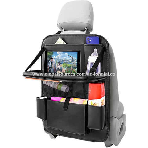 Car Rear Seat Storage Bag Seat Back Storage Bag Multifunctional Storage Bag  Ipad Toy Hanging Bag Rear Seat Anti-kick
