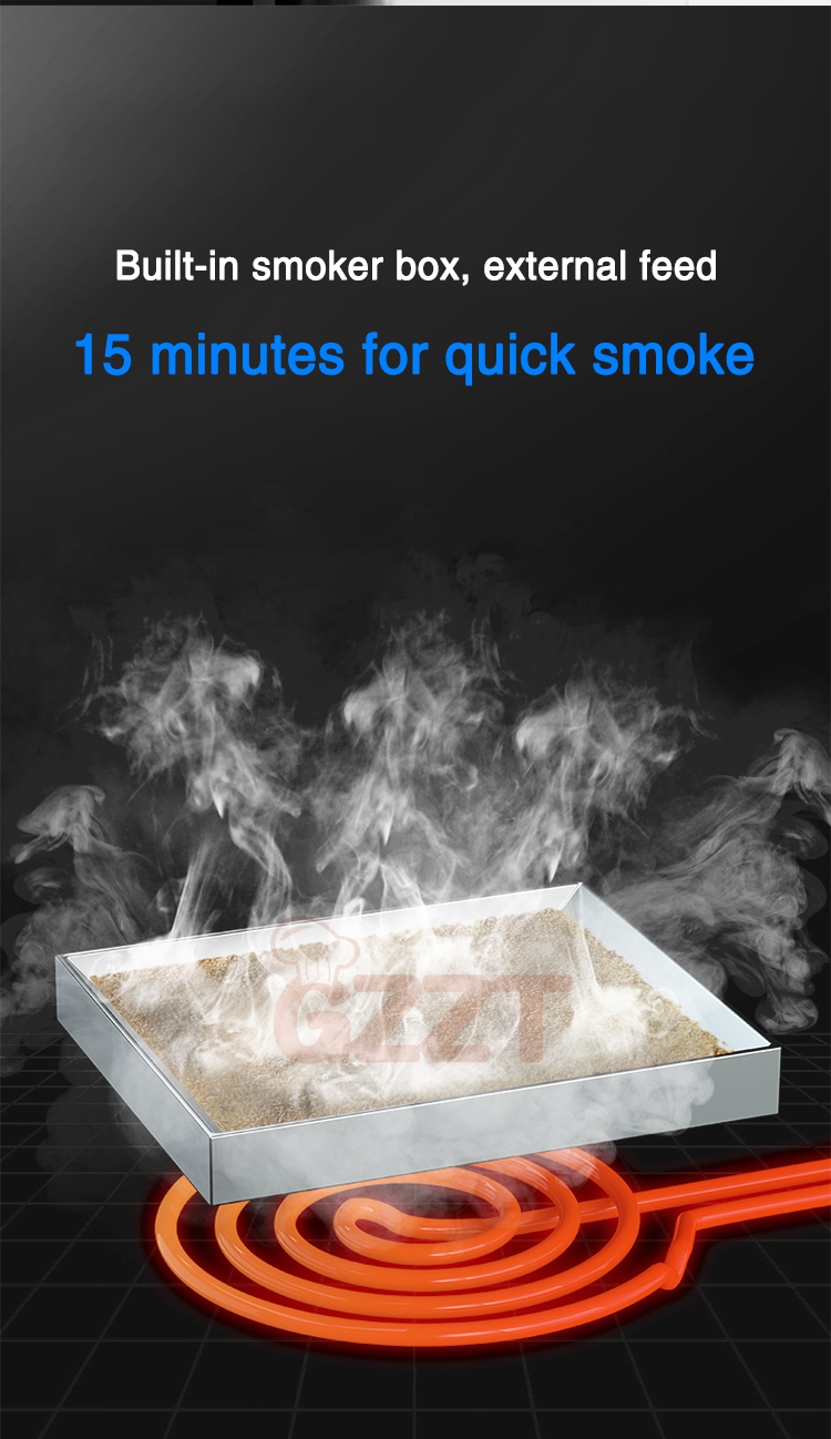 Commercial Automatic Meat Smoking Chamber Machine Smoker Meat Smoke