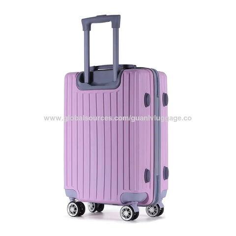 Buy Wholesale China Abs Carryon Fancy Designer Luggage Ladies Pink Rolling  Travel Makeup Bag 2 Piece Cabin Checked-in Luggage Sets & Luggage at USD  11.9