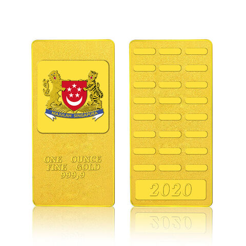 Personalized gold bar, 999 gold