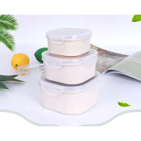 Wholesale Eco Sealed Tank Moisture-Proof Insect-Proof Plastic Box Kitchen  Airtight Bulk Food Storage Containers Set