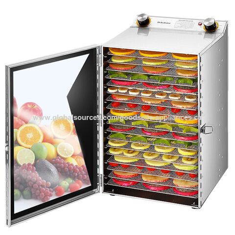 Buy Wholesale China Meat Fruit Food Dryer 6 Stainless Steel Trays Mini Food  Dehydrator Machine & Food Dehydrators at USD 32.65