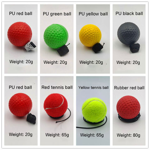Boxing Reflex Ball Set, Reflex Ball On String With Headband, Reflex  Punching Fight Equipment With Rubber Ball 80g, Great For Improving Reaction  Hand-e