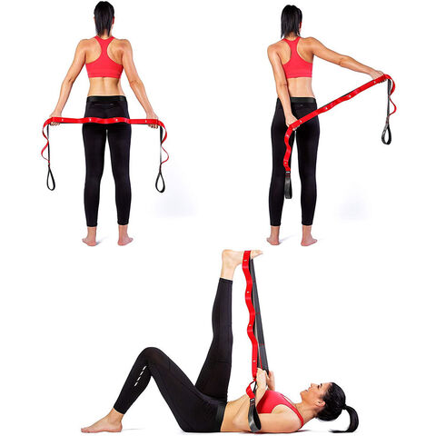 Sangle yoga,bande elastique musculation,fitness materiel,elastique  fitness,resistance band,sangle de transport imprimée - Cdiscount Sport