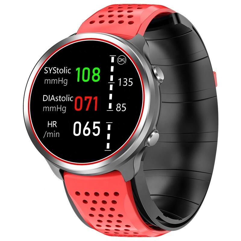 Smartwatch with temperature discount and blood pressure