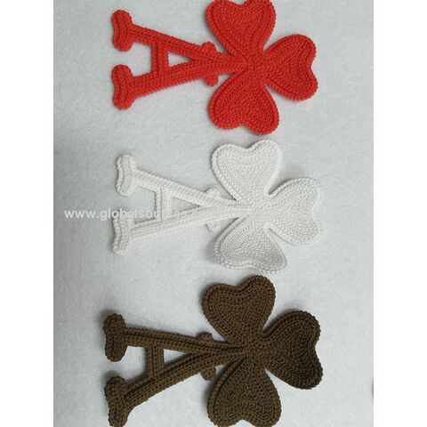 Custom Designs Self Adhesive Fabric Iron on Embroidered Patch Lace Patches  - China Patch and Embroidery price