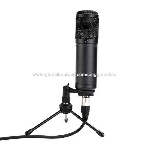 Kit de microphone à condensateur professionnel à grand diaphragme