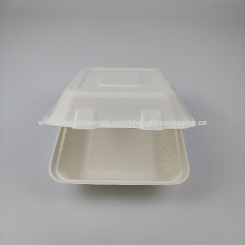 Cornstarch 900ml Biodegradable Microwave Disposable Plastic