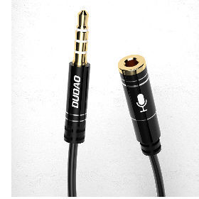 CableCreation 3,5mm Kopfhörer-Verlängerungskabel 10ft/3m – TRRS 4-polig Mit Mikrofon, Schwarz, Für Telefone & Headsets