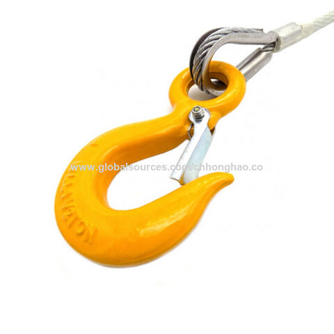 Heavy-duty Car Emergency Steel Wire Rope Tow Cable / S Hooks Wire