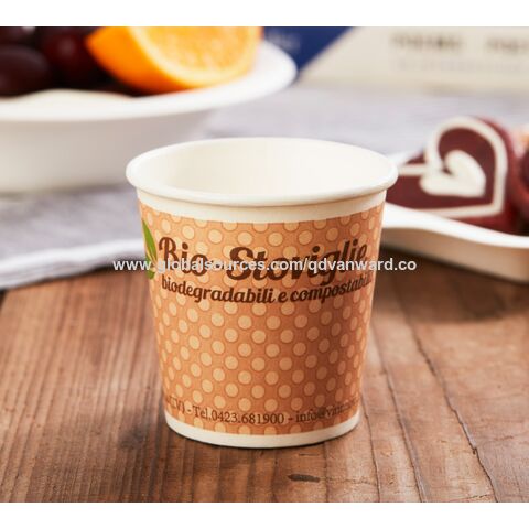 8oz/12oz/16oz tasse de café jetables Coupe du papier d'impression  personnalisée - Chine 2.5Oz papier jetable tasse tasse de café chaud et des  boissons prix