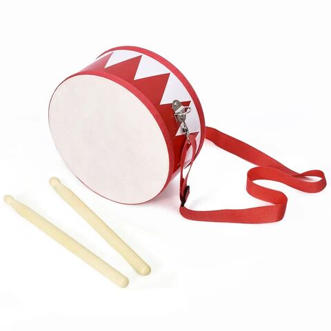 Juego de instrumentos musicales de madera para niños, kit de música de  madera natural de percusión con tambores bongo para bebé, educación musical