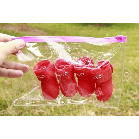 Zapatos para mascotas, zapatos de lluvia para perros, zapatos para perros, zapatos impermeables de suela blanda, productos populares para mascotas al por mayor