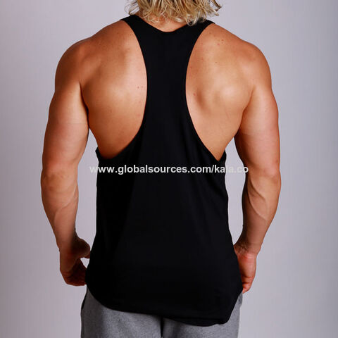 Camiseta de gimnasio Stringer para hombre, chaleco de Fitness, camiseta de  gimnasio, sudadera sin mangas, camisetas con tirantes, ropa para hombre -  AliExpress