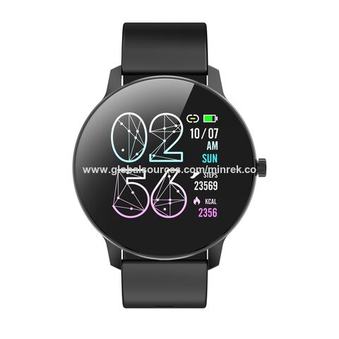 Compre Reloj Inteligente Redondo Para Hombre, Reloj Inteligente Con Esfera  Táctil Completa, Rastreador De Fitness, Reloj Inteligente Ip68 Resistente  Al Agua y Reloj Deportivo de China por 18 USD