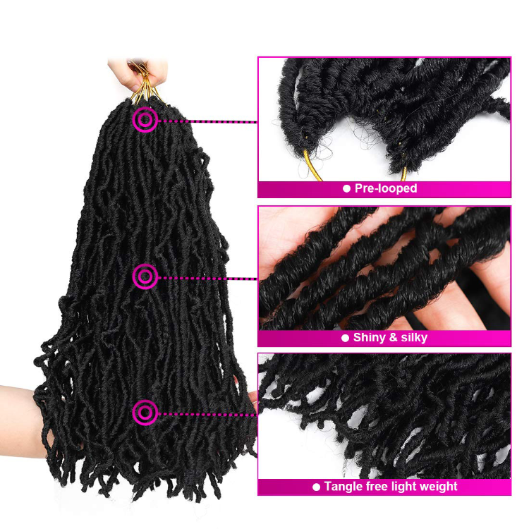 Bulk Buy China Wholesale Gypsy Faux Locs Wavy Crochet Hair Curly Soft ...