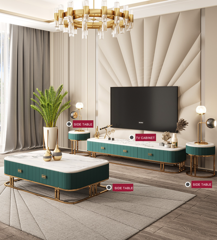 Table Model Television Buy Wholesale China S Hot Sale Luxury Furniture Living Room Sets Gold ...