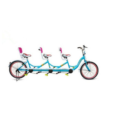 Pedal Family Baby Beach Bike 3 Seat Tandem Bike 2 Wheel Surrey Bicycle Touring Bicycle For 3 Person 120 Wholesale China Tandem Bike Bicycle Surrey Bike Surrey Bicycle For at factory