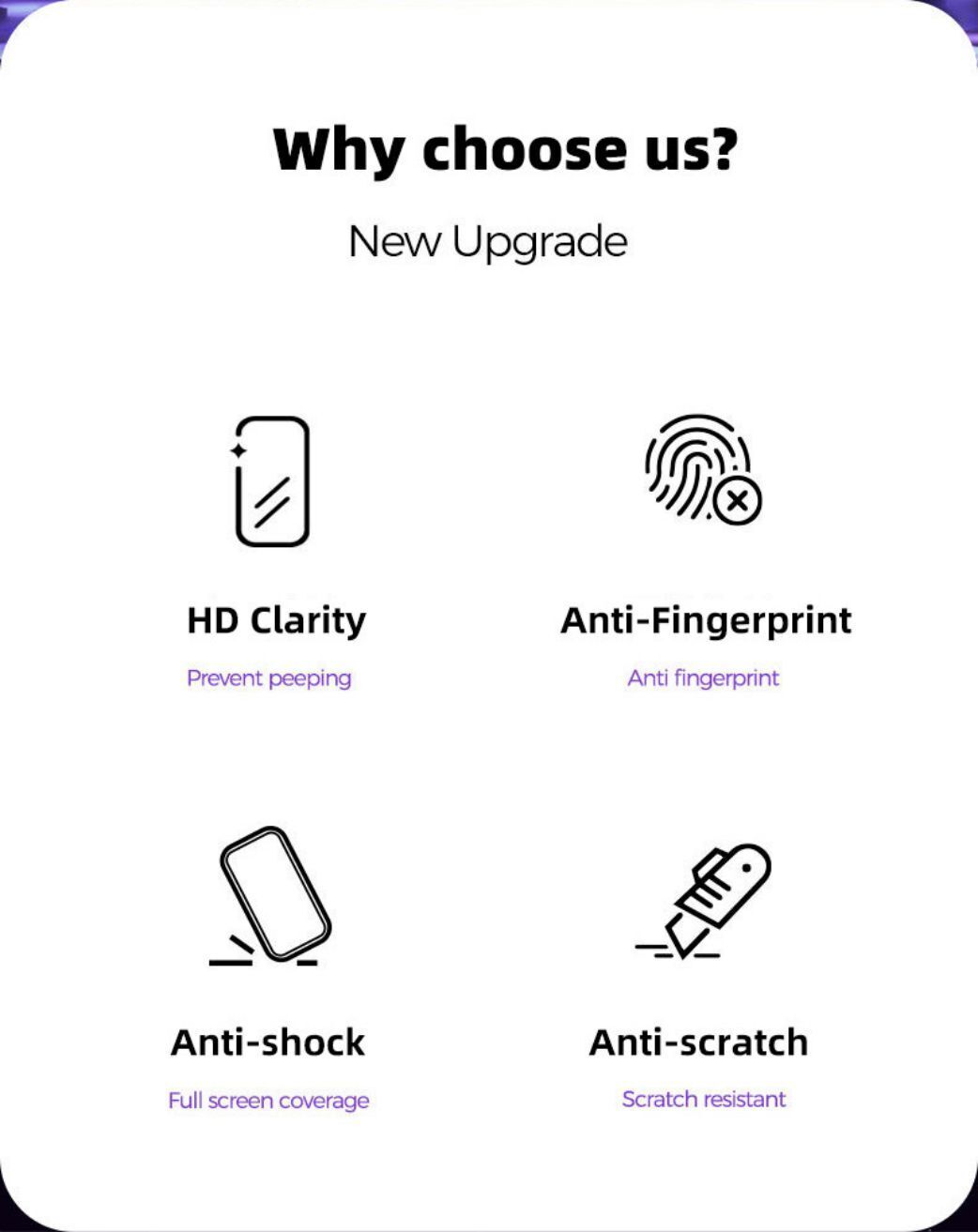 Buy Wholesale China Mobile Phone Tempered Glass Screen Protector For