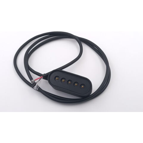 Conector Pogo Pin Magnético Personalizado OEM, Muelle de Contacto, 1x5 pines, longitud 13.85mm, cable de carga Pogo