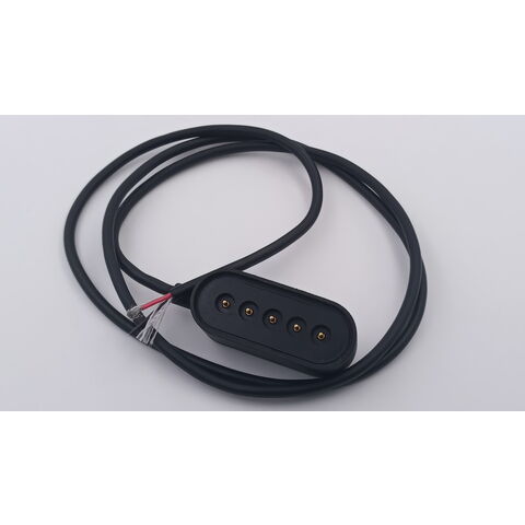 Conector Pogo Pin Magnético Personalizado OEM, Muelle de Contacto, 1x5 pines, longitud 13.85mm, cable de carga Pogo
