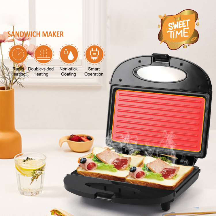 Toaster Household Heating Sandwich 2 Pieces Breakfast Machine