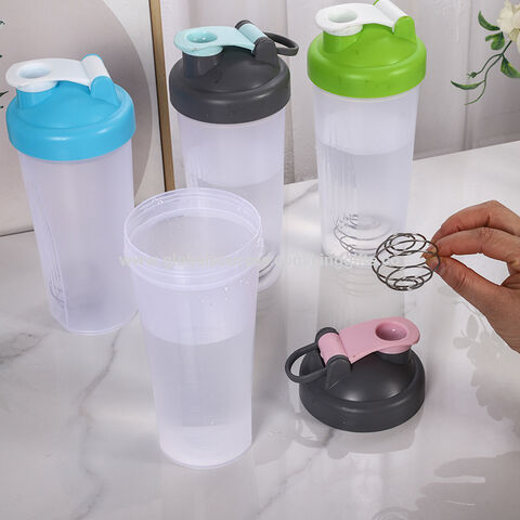 3 Layers Sport Protein Shaker Bottles 450ML Mixing Ball Shaker Cup