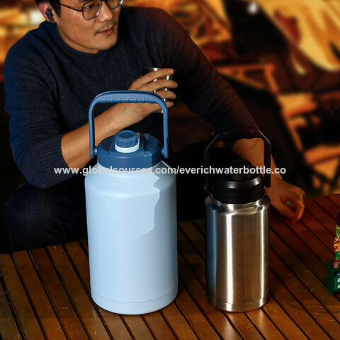 Vente en gros de growler à bière isotherme en acier inoxydable 18/8 sans BPA avec différents couvercles et options de capacité pour les fêtes et le camping
