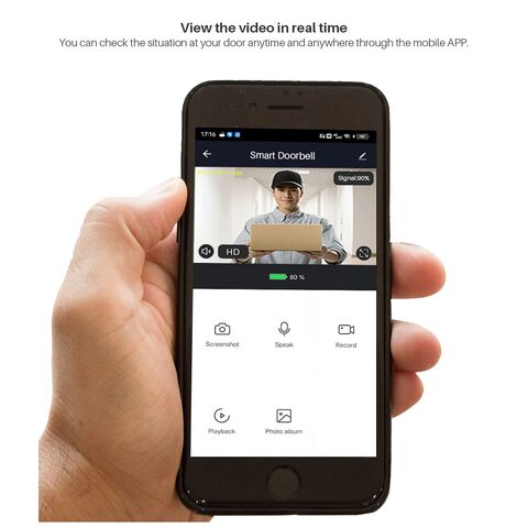 Compre Smart Home Video Campainha Câmera Sem Fio Wifi 1080p Campainha Com  Câmera Visual Campainhas Funciona Com Tuya Alexa Google Home e Campainha De  Vídeo de China por grosso por 24 USD
