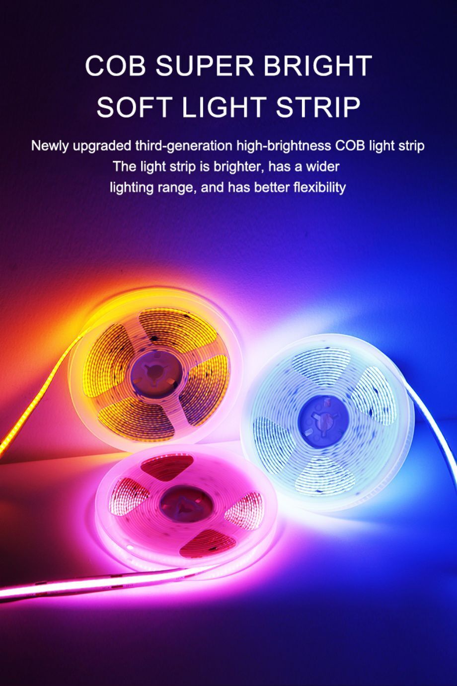 Buy Wholesale China High Quality Led Rope Lights Rgbw Cob Led Strip