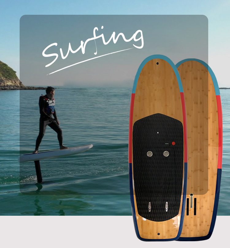 Powered surfboard online hydrofoil