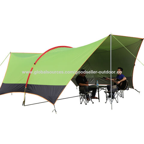 Achetez en gros Nouveau Design Camping Parties épaissir Pluie Bloc Solaire  Tente D'auvent Extérieure Chine et Auvent à 43 USD