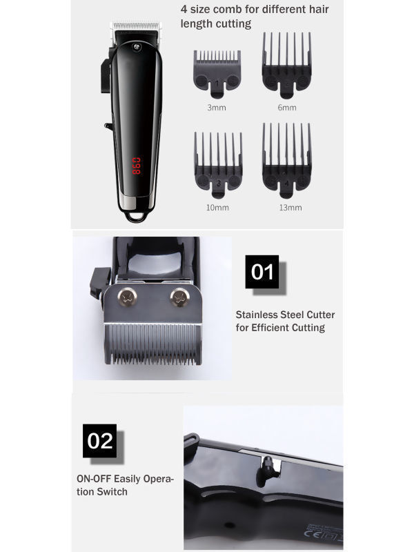 Buy Wholesale China High Quality Cordless Salon Electric Hair Clippers