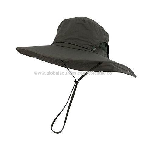 Buy Wholesale China Design Logo Own Your Width Brim Fishing Hat