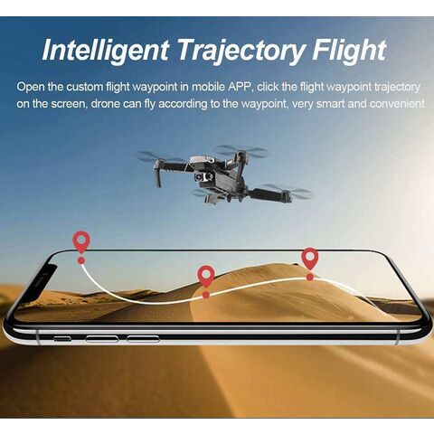 GPS Drone E88 GPS Pliable Drone avec Caméra 4K Pro pour Adultes