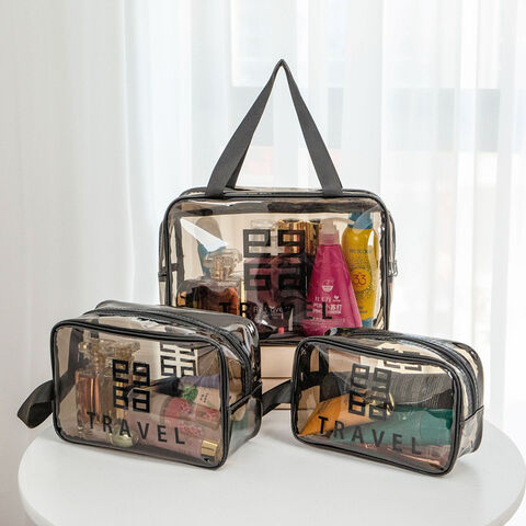 Buy Wholesale China Wholesale Promotion Transparent Makeup Bag Organizer  Portable Clear Pvc Travel Round Designer Cosmetic Bag For Men & Cosmetic  Bag at USD 2.5