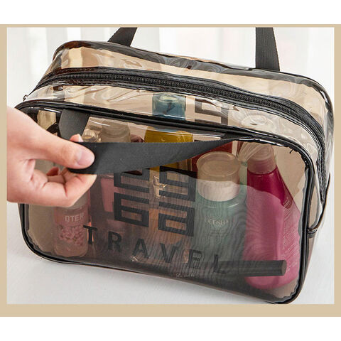 Buy Wholesale China Wholesale Promotion Transparent Makeup Bag Organizer  Portable Clear Pvc Travel Round Designer Cosmetic Bag For Men & Cosmetic  Bag at USD 2.5