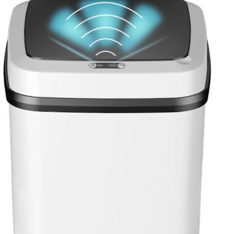 Cubo de basura con Sensor inteligente para cocina, baño, inodoro, el mejor  cubo de basura impermeable de inducción automática con tapa, 10/15L