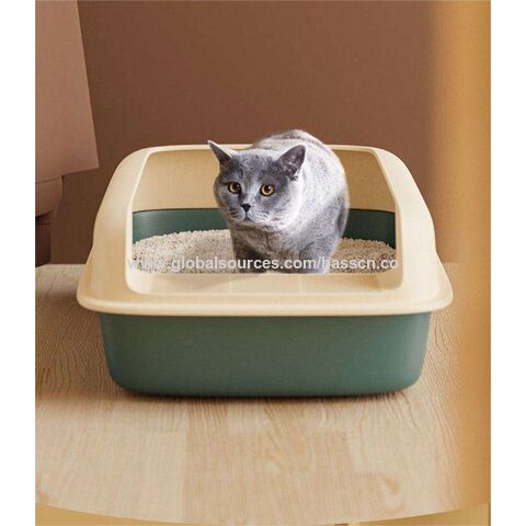 Buy Wholesale China Foldable Covered Kitty Litter Box, Top Entry,  Anti-splashing, Easy To Clean Cat Litter Box With Lid & Cat Litter Box With  Lid at USD 24.86