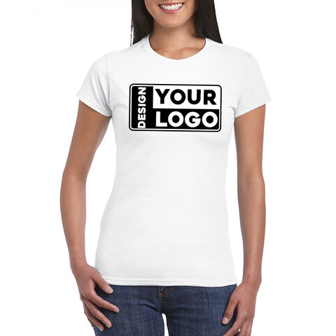 180GSM 100% Cotton Customized Logo Printed Blank Tshirts Wholesale