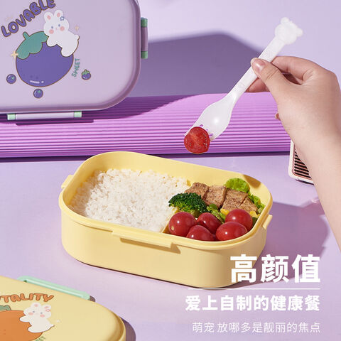 Kawaii Bento Box Cute Leakproof Stackable Lunch Box with Cartoon