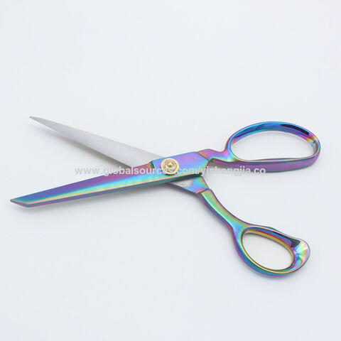 Sewing zigzag Scissors Tailor 2CR13 Stainless Steel PP+TPR Handle  Triangular For Fabric Needlework Cutting