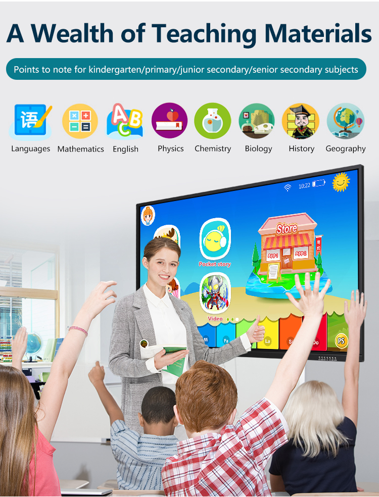 Buy Standard Quality China Wholesale 65 Inch 4k Interactive Flat Panel ...