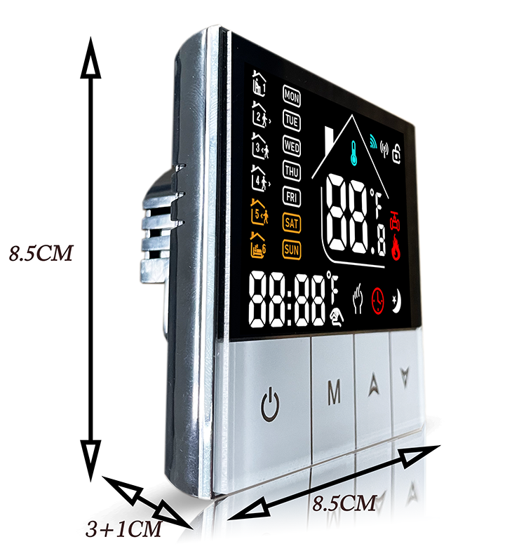 App Controlled Wifi Wireless Thermostat With Receiver For Heating