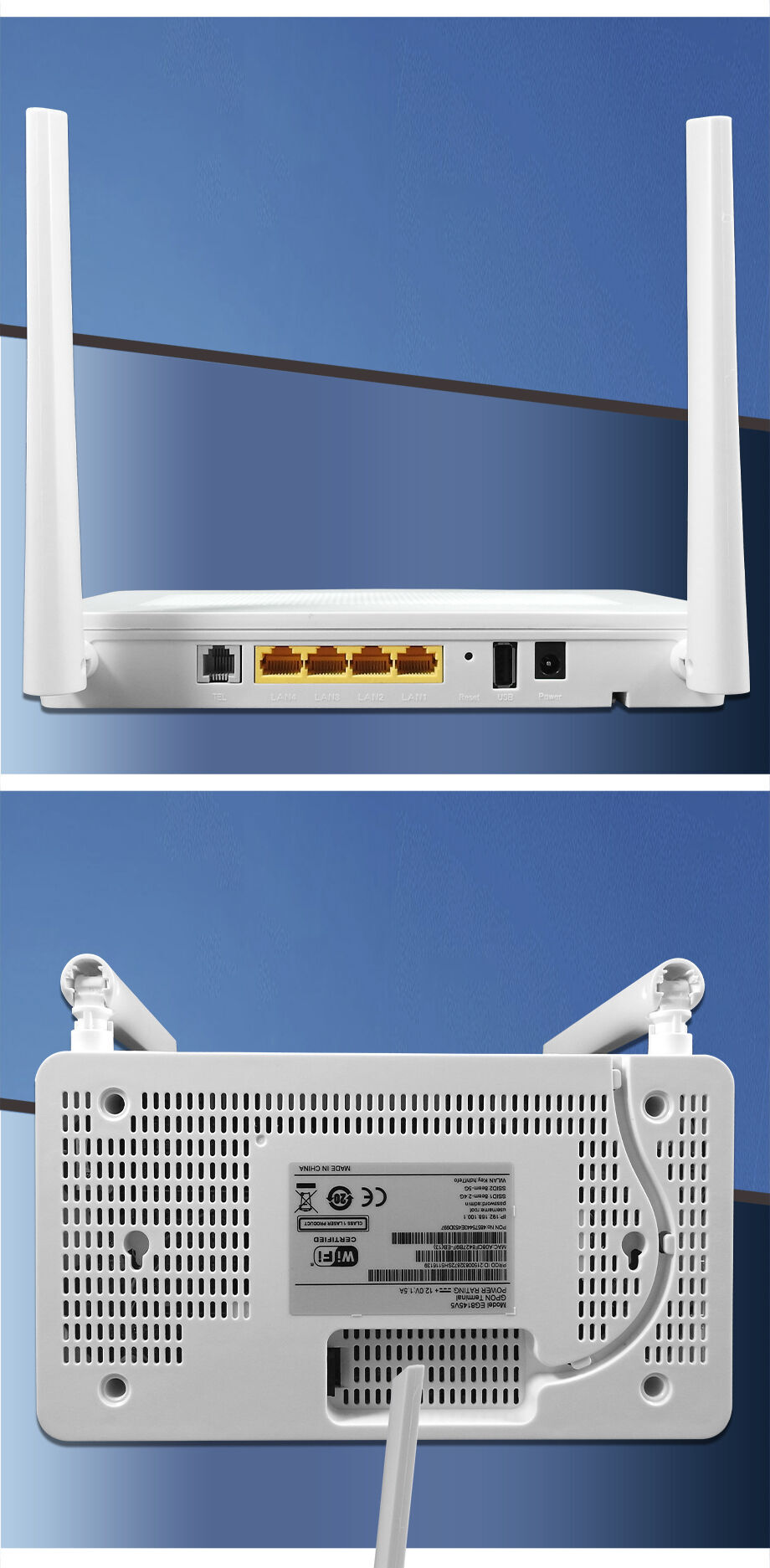 Buy Wholesale China Hot Selling 4ge+1voice+2.4g/5.8g Wifi+usb Onu Gpon ...