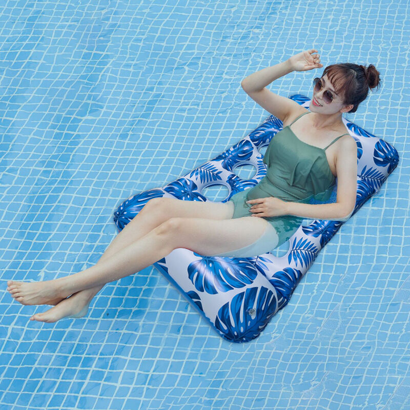 Rushed Hole Floating Playing Water Mesh Cloth Backrest Pool Floats ...